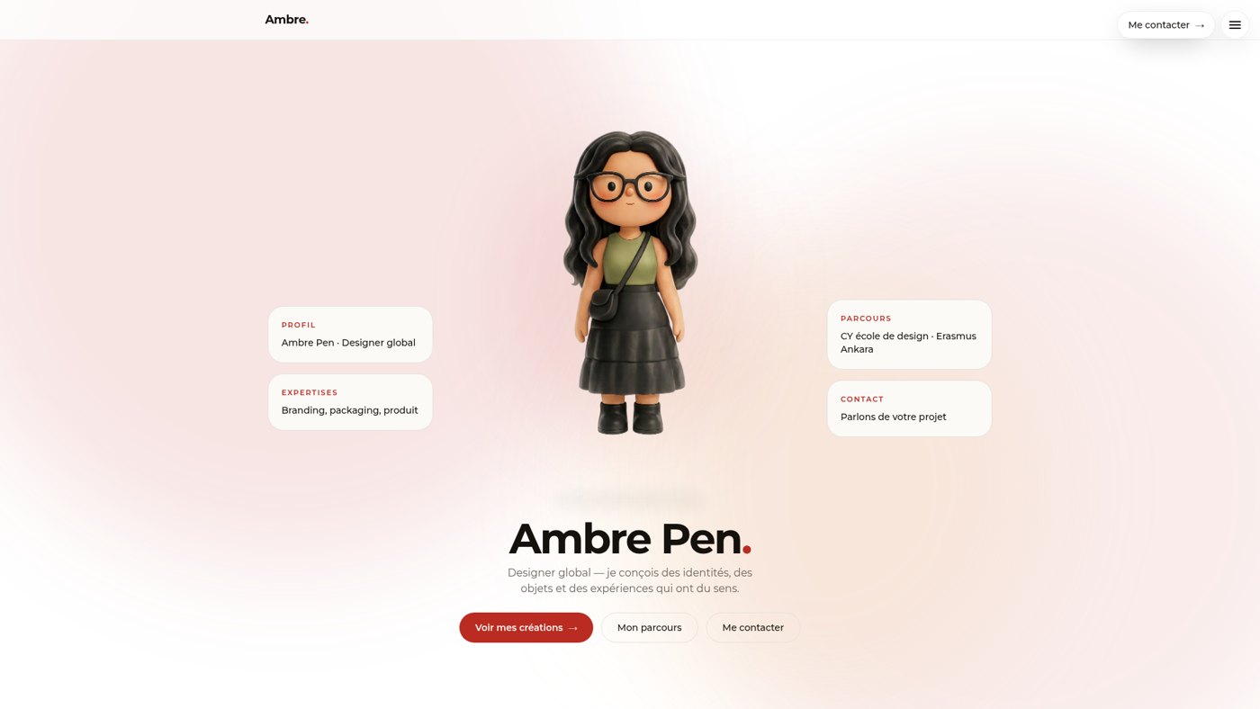 Aperçu du site Pen Ambre